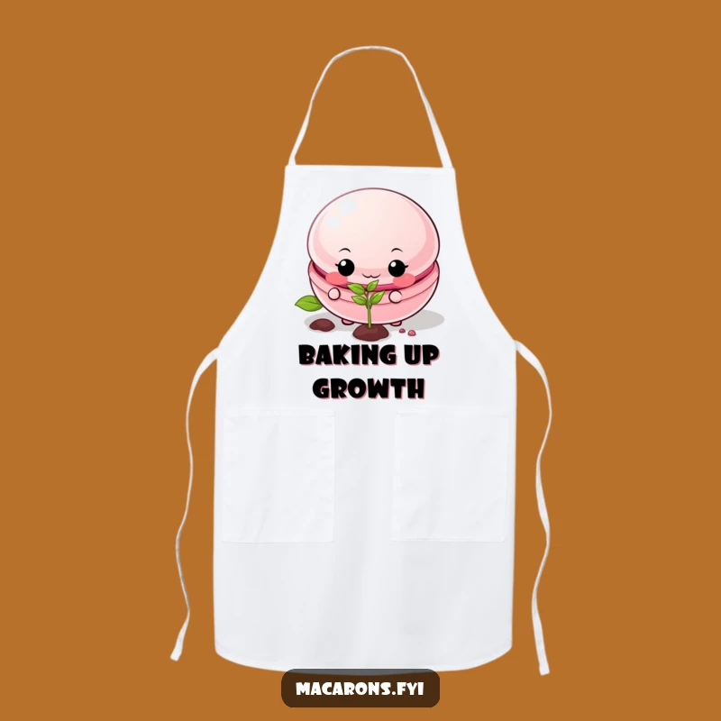 Funny Macaron Gardener Apron: Kitchen Mischief Planting Chef's Accessory