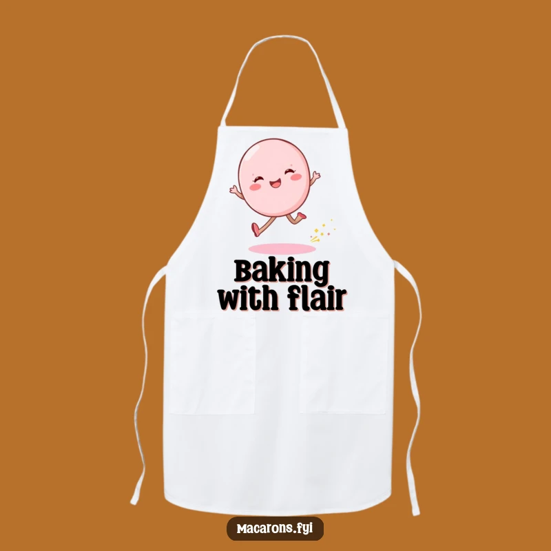 Funny Macaron Skip Apron: Bake Sweet Treats with This Hilarious Kitchen Accessory