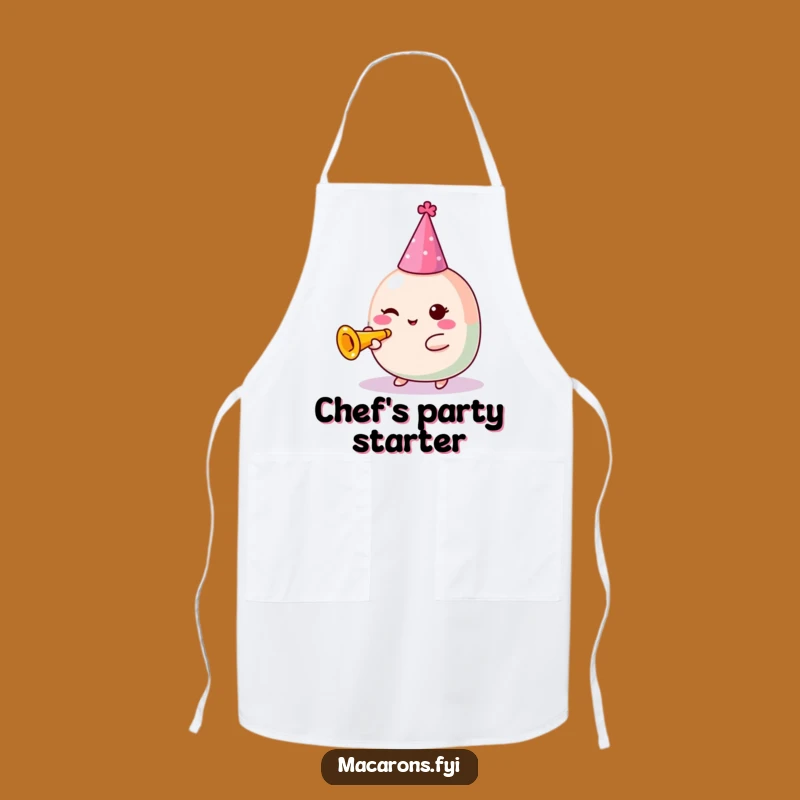 Funny Kawaii Macaron Party Apron: Cook with Festivity, Ideal Gift for Chefs