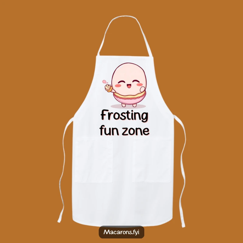 Funny Macaron Tickle Apron - Bake with Giggling Flair!