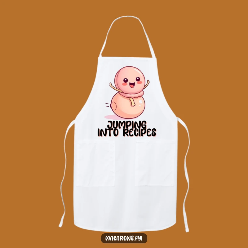 Funny Peppy Macaron Ball Rider Apron - Exciting Bounce Kitchen Gift!
