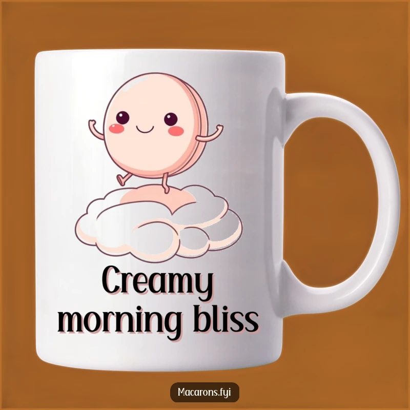 Funny Joyful Macaron Cloud Mug - A Sweet Gift for Happy Moments