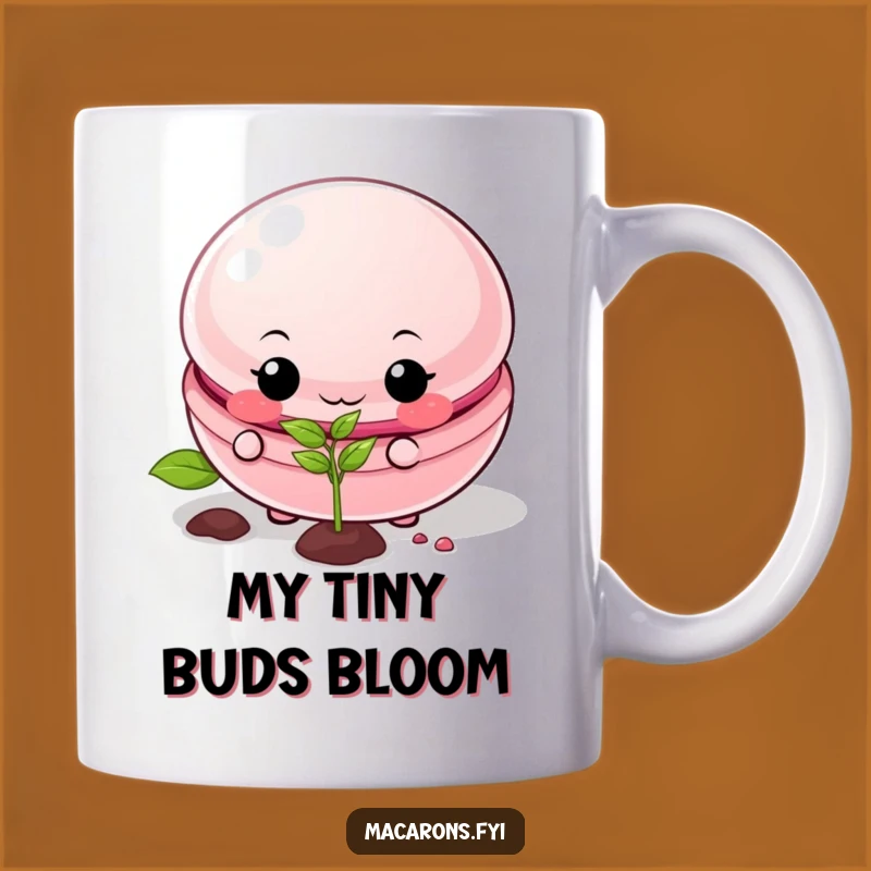 Funny Macaron Gardener Mug: Mischievous Sweet Treat Planting Funny Gift