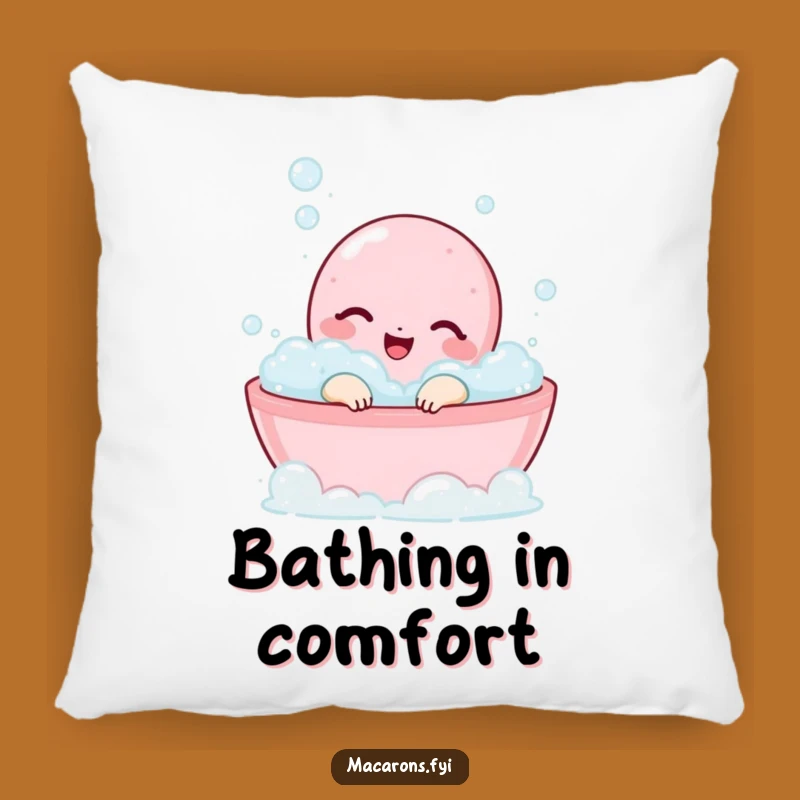 Funny Macaron Bubble Bath Pillow - Cozy Bliss & Sweet Dreams Gift