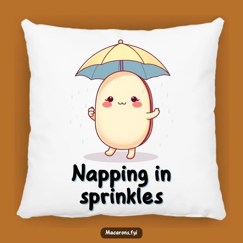 Cuddly Funny Macaron Sugar Shower Pillow: Soft Comfort with Whimsical Sweetness