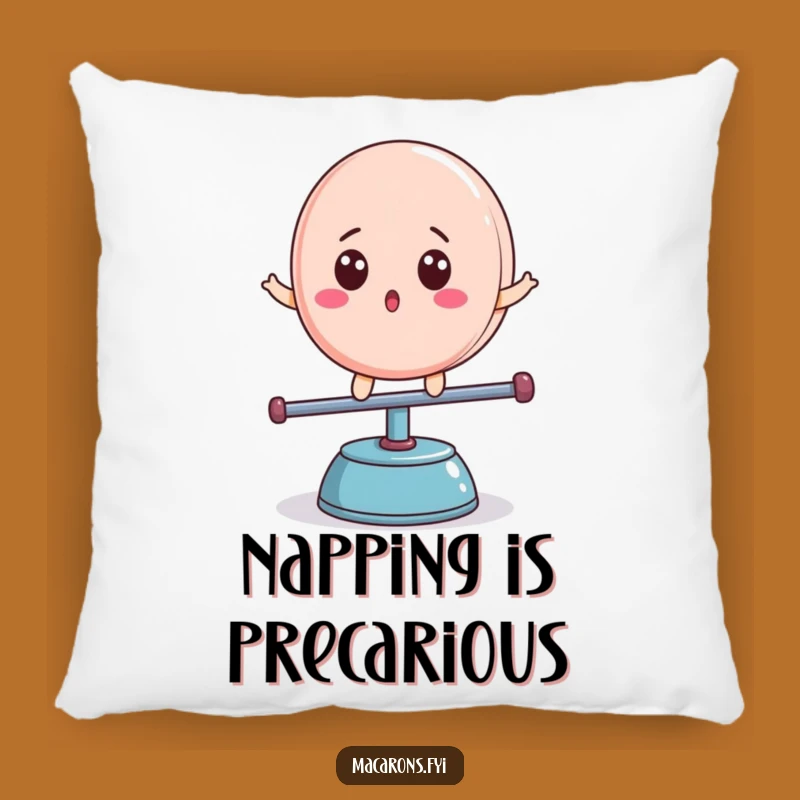 Funny Macaron Teeter-Totter Pillow - Cozy & Surprised Sweet Decor!