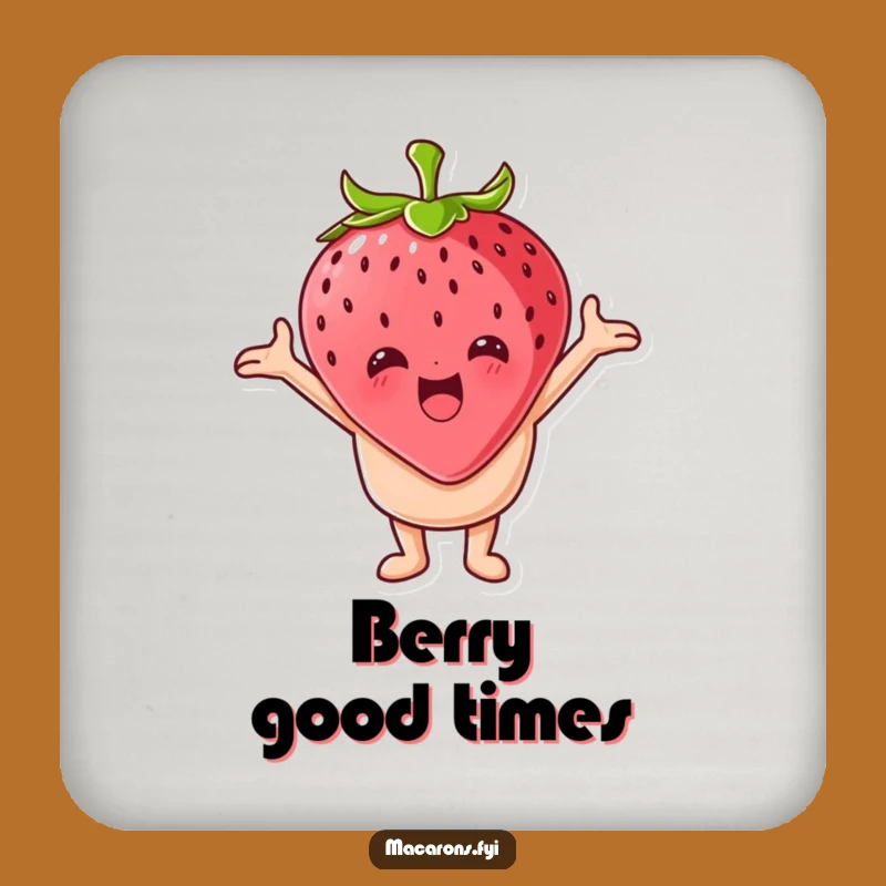 Funny Hugging Macaron Coasters - Protect Surfaces with Sweetness!