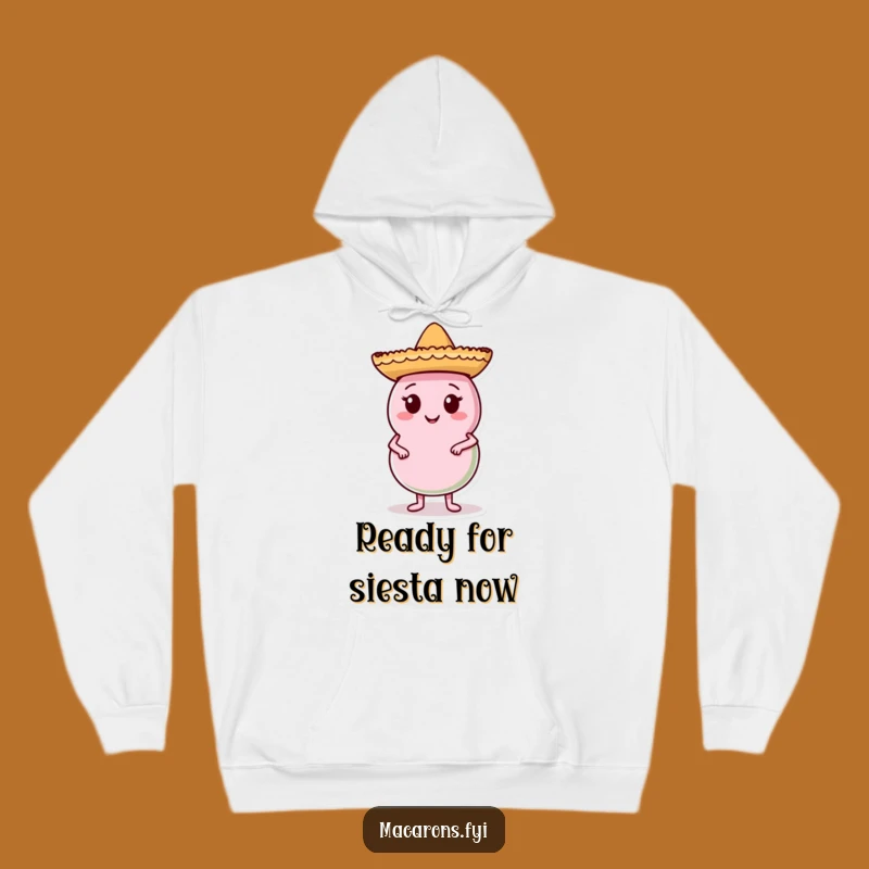 Cozy Funny Macaron Sombrero Hoodie: Warmth Meets Whimsy, Perfect Gift!