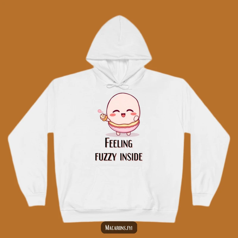 Cozy Funny Macaron Tickle Hoodie - Warm & Giggling Sweet Character Wear!