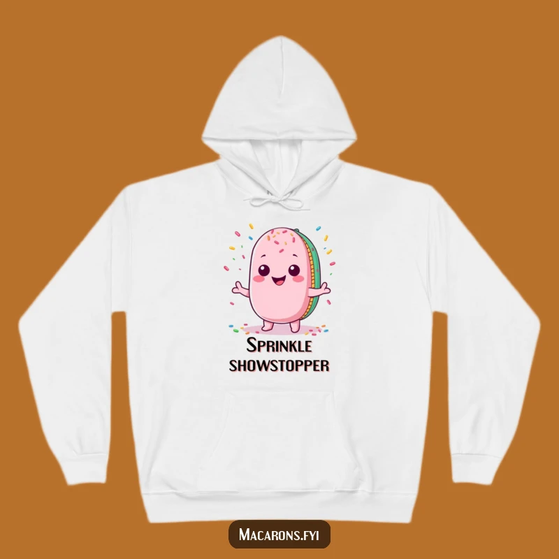 Funny Kawaii Macaron Juggling Hoodie: Cozy Sprinkles, Perfect Warm Gift