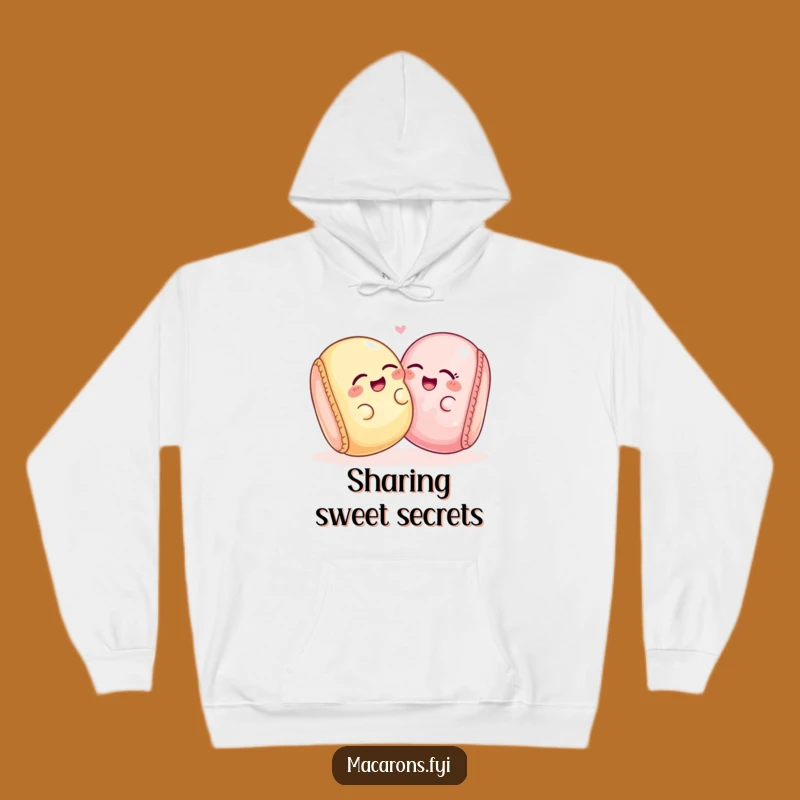 Funny Macaron Friends Hoodie: Cozy Giggles, Perfect Humorous Gift