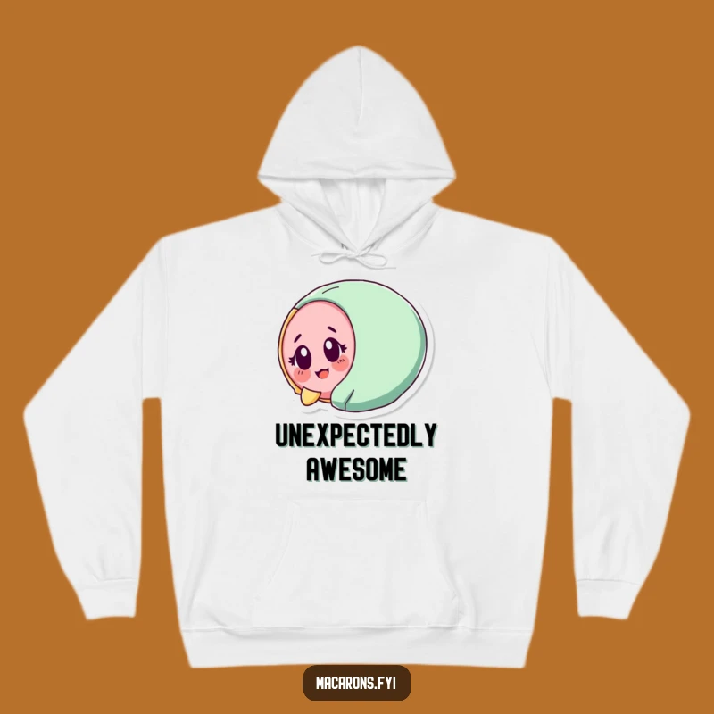 Funny Macaron Tumbling Hoodie: Cozy Up with Surprise in this Hilarious Macaron Sweatshirt