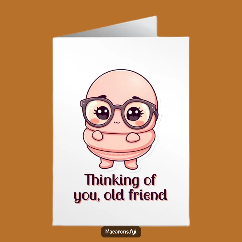 Wise Macaron Birthday Card: Free Printable Thoughtful Geeky Gift