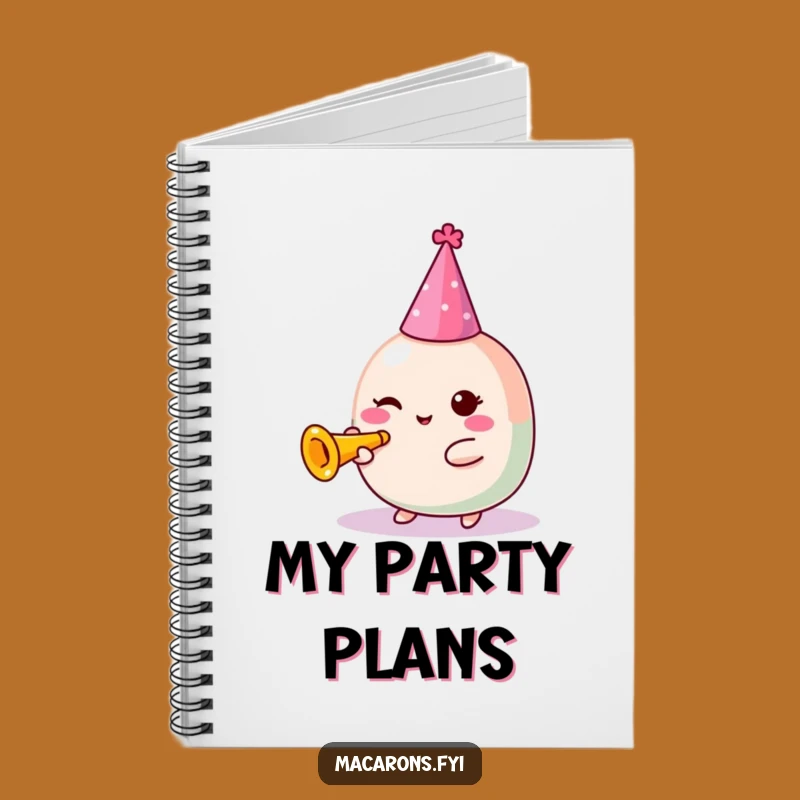 Funny Kawaii Macaron Party Notebook: Jot Festivity, Perfect Gift for Writers