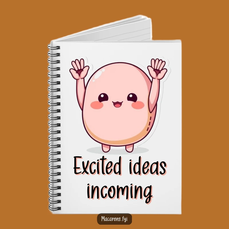 Funny Macaron Cheering Notebook: Jot Down Ideas with Joy in this Hilarious Journal