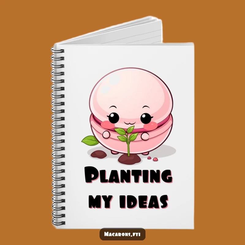 Funny Macaron Gardener Notebook: Jot Down Ideas with this Funny Treat