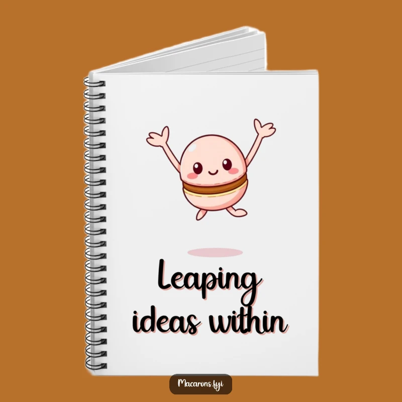 Funny Kawaii Macaron Leap Notebook: Jot Joy, Perfect Gift for Writers