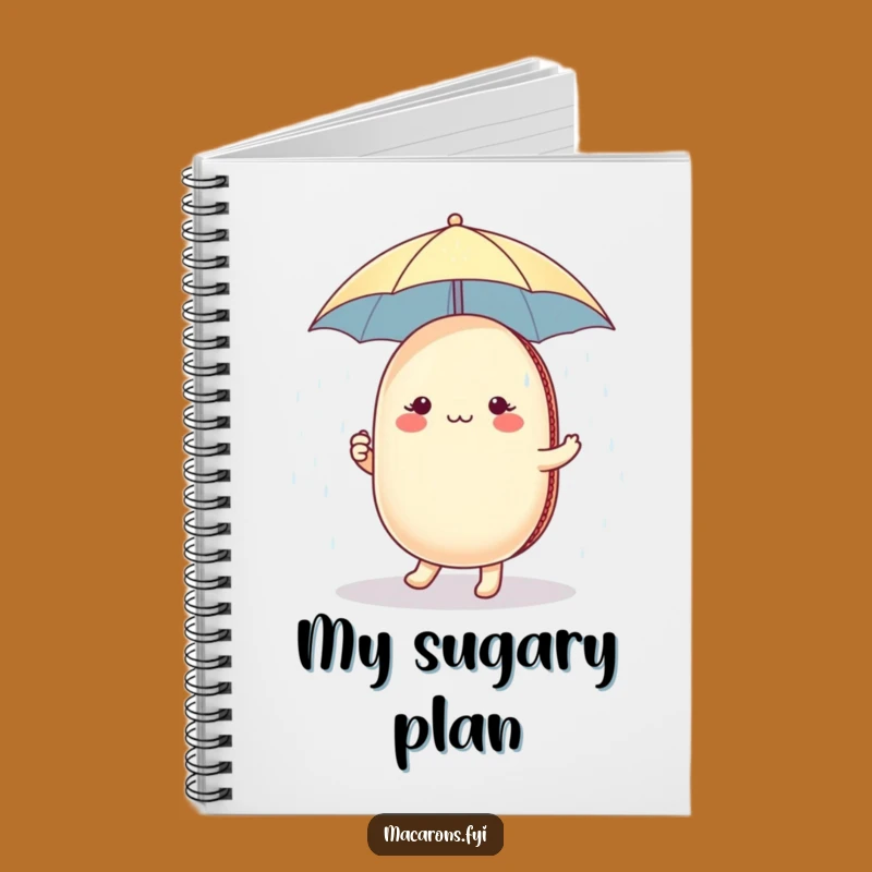 Funny Macaron Sugar Shower Notebook: Capture Ideas with Whimsical Sweetness