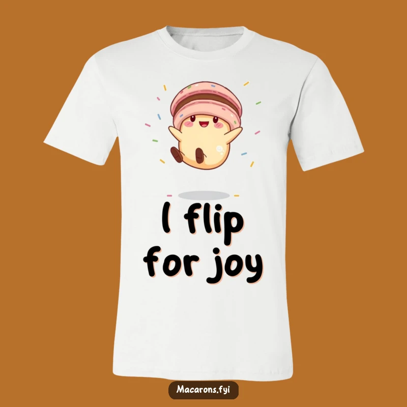 Funny Macaron Cartwheel T-Shirt: Wear Your Joy with This Hilarious and Playful Apparel