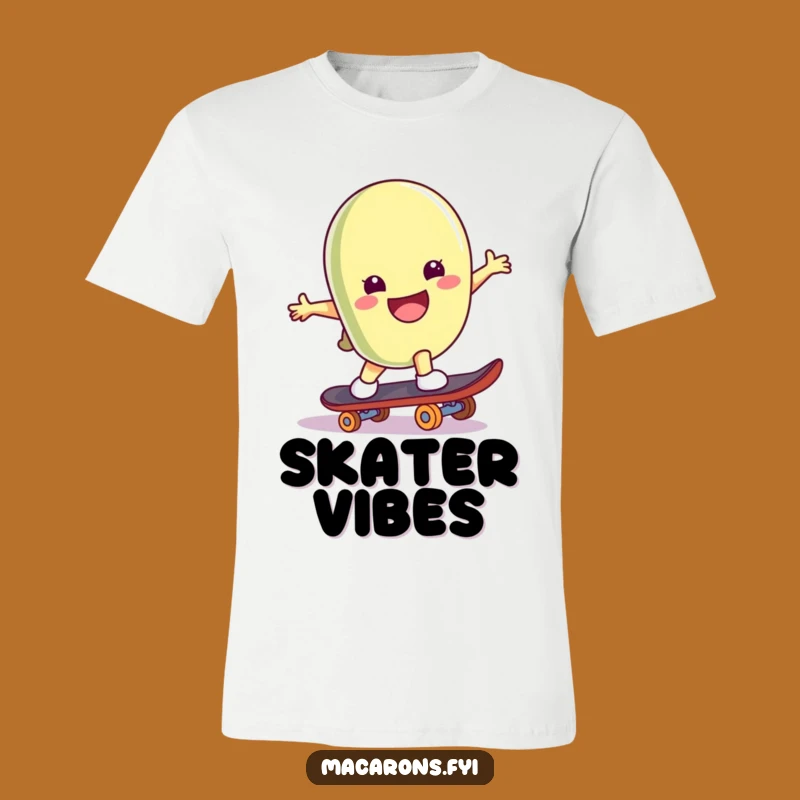Funny Skater Macaron T-Shirt - Rad Trickster Tee, Perfect Funny Gift