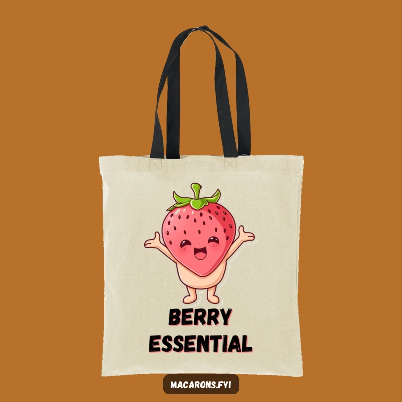 Funny Hugging Macaron Tote Bag - Carry Your Sweetest Embrace!