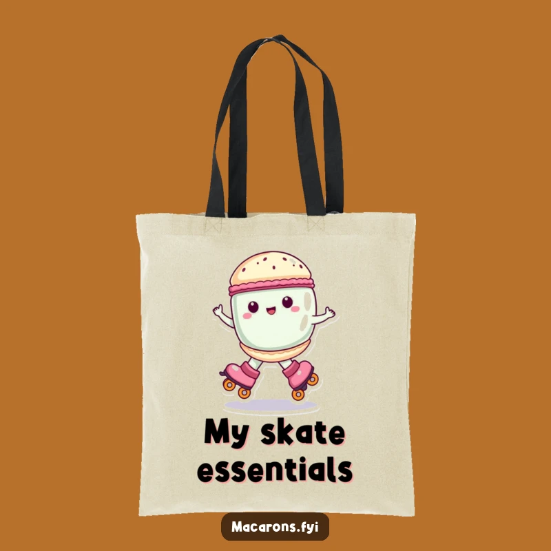 Funny Macaron Roller Skate Tote Bag - Carry Your Joyful Style!
